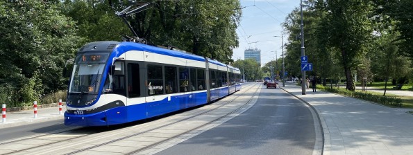 Torowisko tramwajowe ciągu ulic Królewska, Podchorążych, Bronowicka w Krakowie